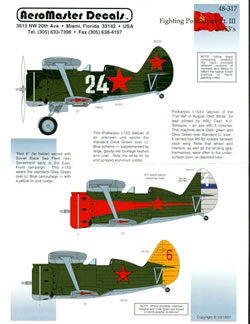 Fighting Polikarpov Part 3 (I153`s) AMD48-317