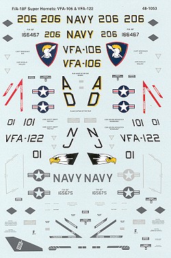 48-1053 F/A18F Super Hornet (VFA102 & VFA106) 48-1053