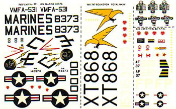 F4 Phantom (VMFA531 USMC, 497TFS USAF, 767sq RAF) SETNO2
