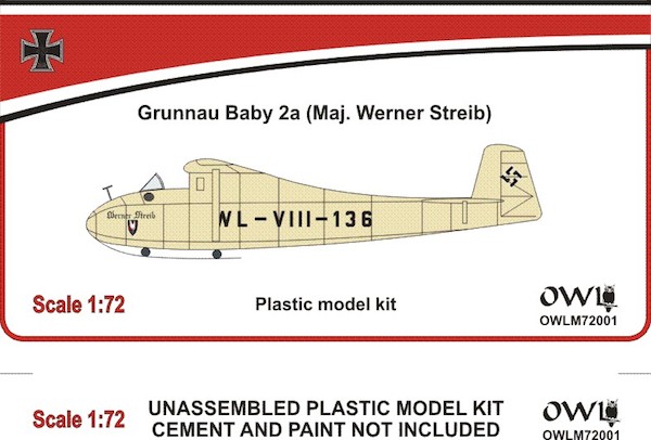 Grunau Baby 2a (Major Werner Streib NJG-1 Venlo) OWLM72001