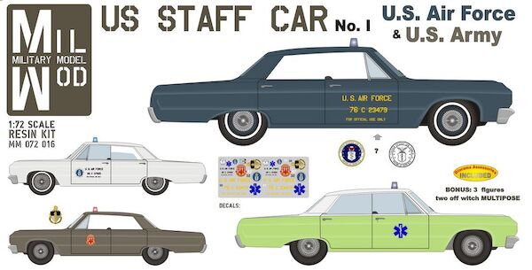 US Staff Car No1 (Chevy Impala) MM072-016