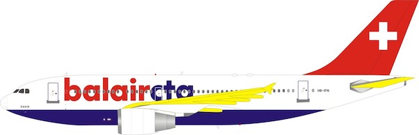 A310-225 (Balair CTA) HB-IPN with stand IF310BB1218