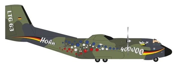 Transall C160 Luftwaffe, LTG 63 400.000 flight hours 570909