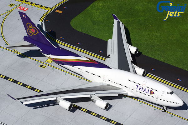 Boeing 747-400 Thai Airways HS-TGP flaps-down version G2THA866F