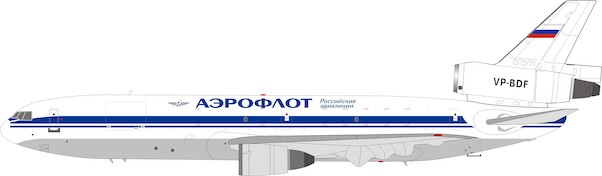 Douglas DC10-40F Aeroflot Russian Airlines VP-BDF with stand IFDC10SU0819
