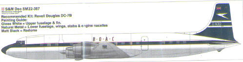 Douglas DC7B (BOAC) sm22-387