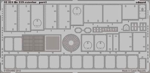 Detailset Heinkel He219 Exterior (Revell) E32-324