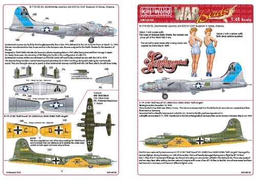 Boeing B17F/G Flying Fortress kw148135