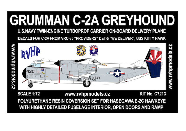 Grumman C-2A Greyhound (VRC-30 Providers Det-5, USS Kitty Hawk) C7213