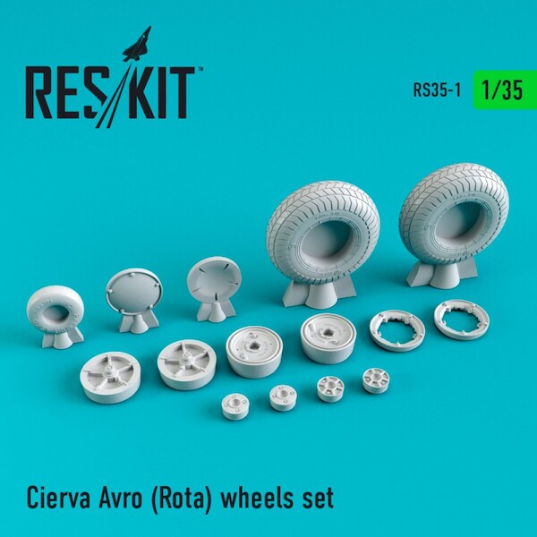 Cierva Avro Rota Wheels set (all versions) RS35-0001