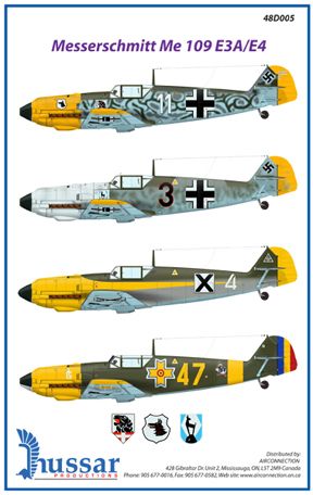 Messerschmitt Bf 109E-3a/E-4 D48005