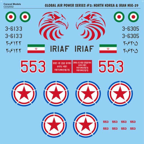 Global Air Power Series #2: North Korean & Iranian MiG-29 CD32002