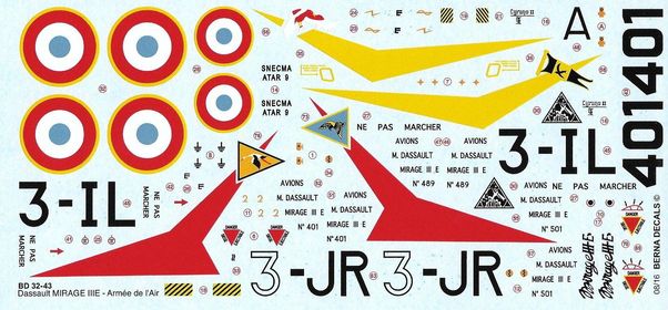 Dassault Mirage IIIE Part 2 BD32-43
