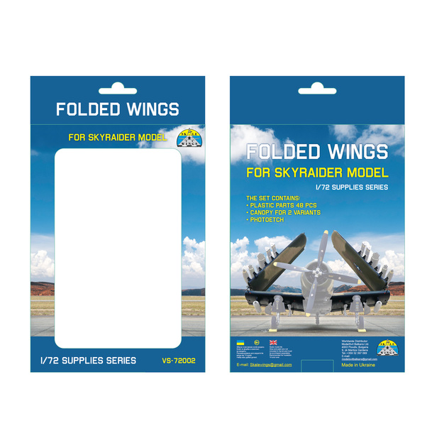 Douglas AD5W Skyraider Folding Wing set (Skale Wings) vs-72002