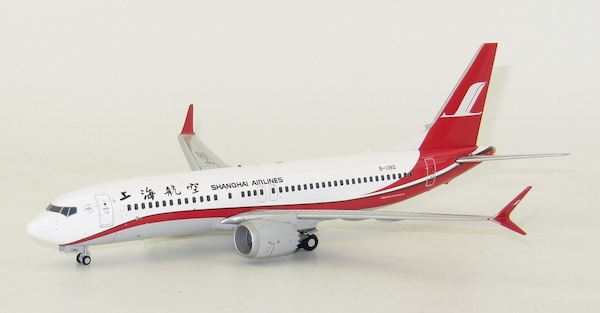B737-8MAX (Shanghai Airlines) B-1382 With Stand LH2180