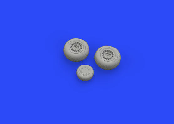 B25C/D Mitchell wheels (Airfix) E672205