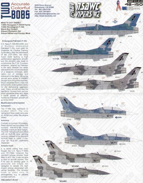 F16A/B NSAWC Aggressors tb48-150