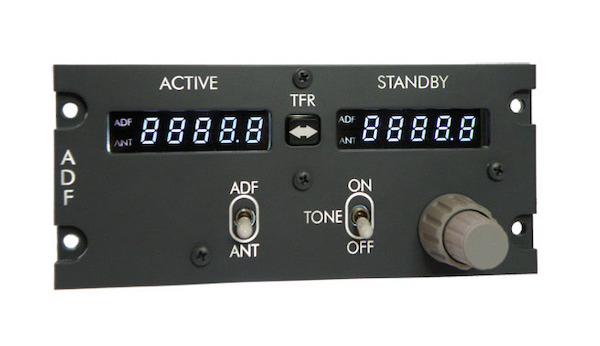 B737 ADF Radio Module, white digits. 2M15