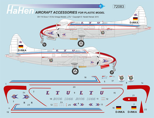 De Havilland Dove (LTU) hh72083