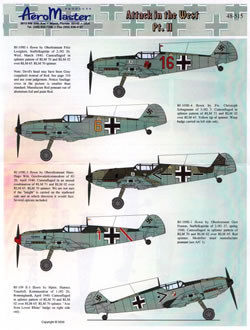 Attack in the west Pt II (BF109E) AMD48-515