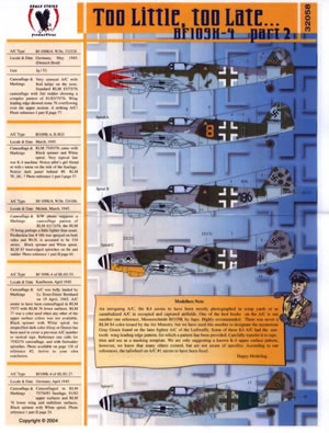Too Little, too late BF109K-4 ES32058