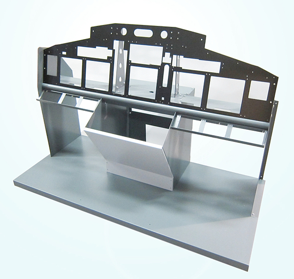 B737 MIP aluminium base structure ALU1020