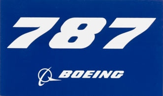 787 Blue Sticker STICK 787 BLUE