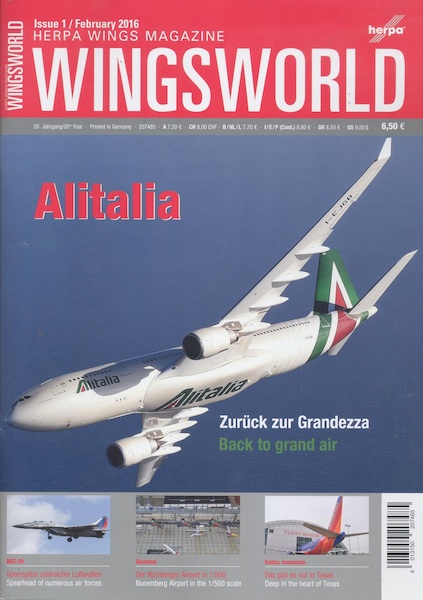 Herpa Wingsworld nr:1 Febr 2016 4013150207485
