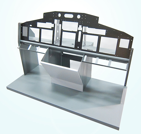 B737 MIP aluminium base structure ALU1020