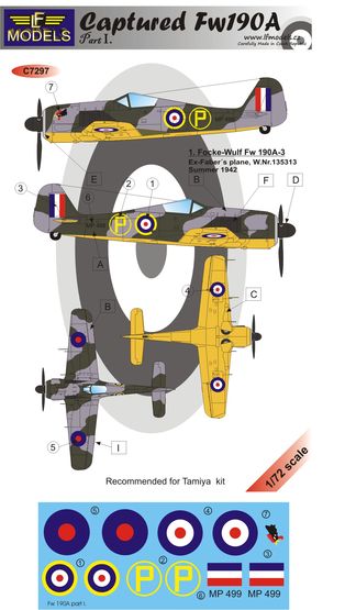 Captured Focke Wulf FW190A Part I c7297
