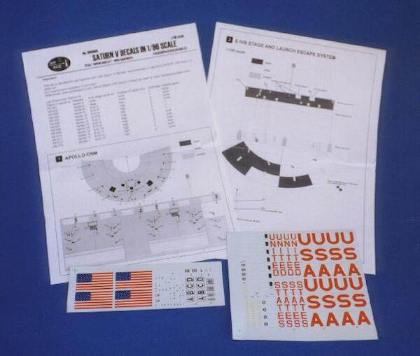 Saturn V decals NWD006