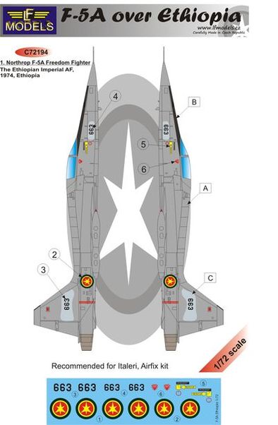 F5B Freedom Fighter over Ethiopia c72194