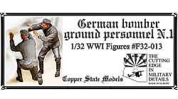 WW1 German Bomber Ground Personel F32-013