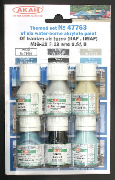 Iranian Air Force (IIAF , IRIAF) colours for MiG29 Fulcrum Blue scheme 47763