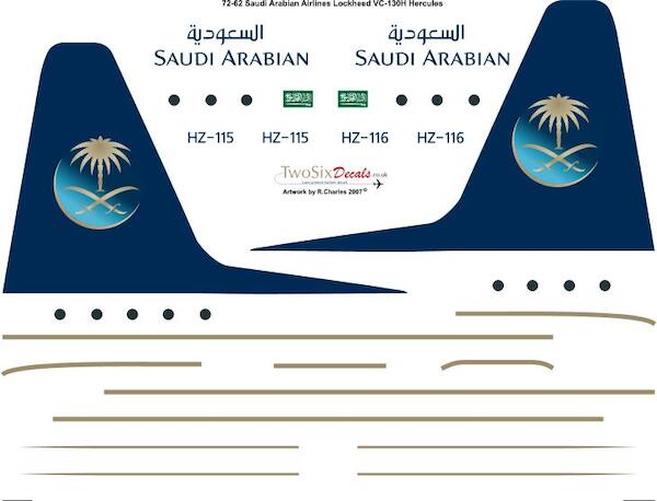 Lockheed C130 Hercules (Saudi Current scheme) 72-62