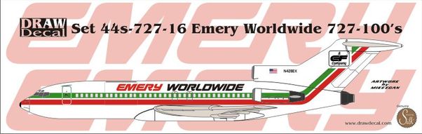 B727-100 (Emery Worldwide) 44-727-16