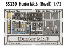 Detailset Hawker Hunter F6 (Revell) SS230