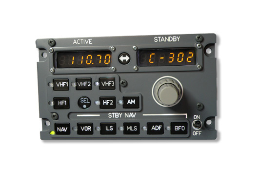A320 Radio module, orange digits. - AviationMegastore.com