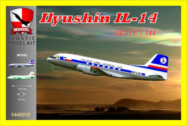 Ilyushin IL14P Crate (LOT Polish Airlines - 2 schemes) 1440019