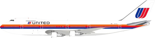 Boeing B747-100 United Airlines N4724U With Stand IF741UA0819