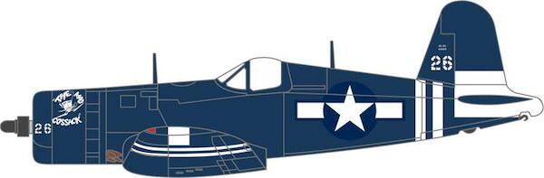 Vought F4U-1D Corsair USMC VMF-512 USS Gilbert Islands 1945 AC104