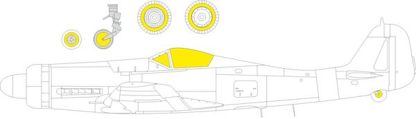 Mask Focke Wulf FW190D-11/D-13 TFace (Eduard) EX800