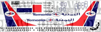 Boeing 737-800 (Yemenia) 44-737-21