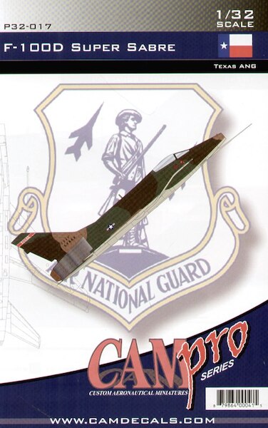 North American F100D Super Sabre (Texas ANG) CAMP32-017