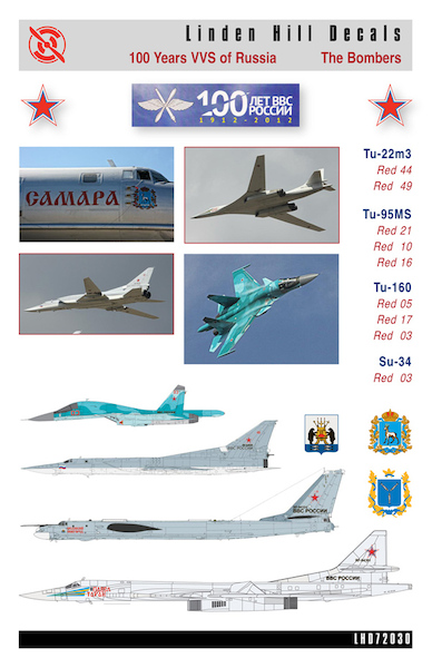 100 Years VVS of Russia - The Bombers LHD72030
