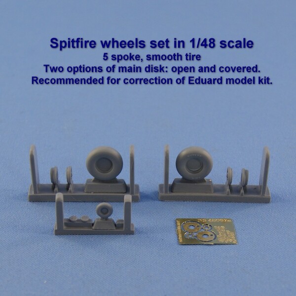 Wheel set Spitfire MKV-IX (Fivespoke and flat) NS48067