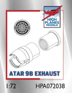 Mirage IIIC Snecma ATAR 9B Afterburner HPA072038