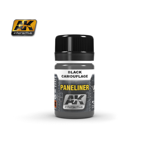 Black Camouflage panelliner AK2075