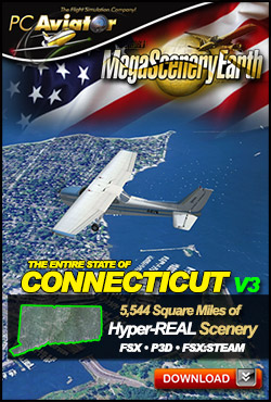 Mega Scenery Earth Version 3, Connecticut V3 (Download version) DL-MSEV3-CT