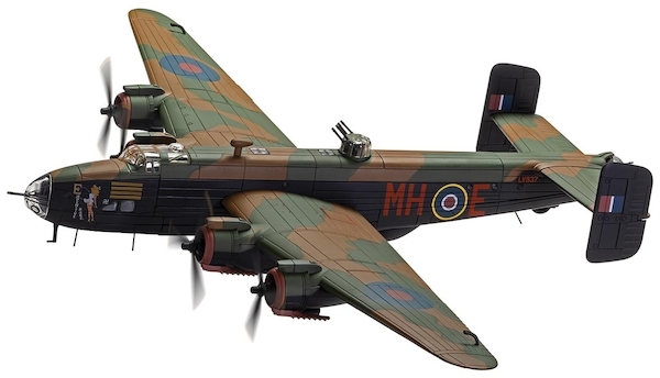 Handley Page Halifax B.III LV937/MH-E 'Expensive Babe', RAF No.51 Squadron, Snaith, March 1945 AA37209